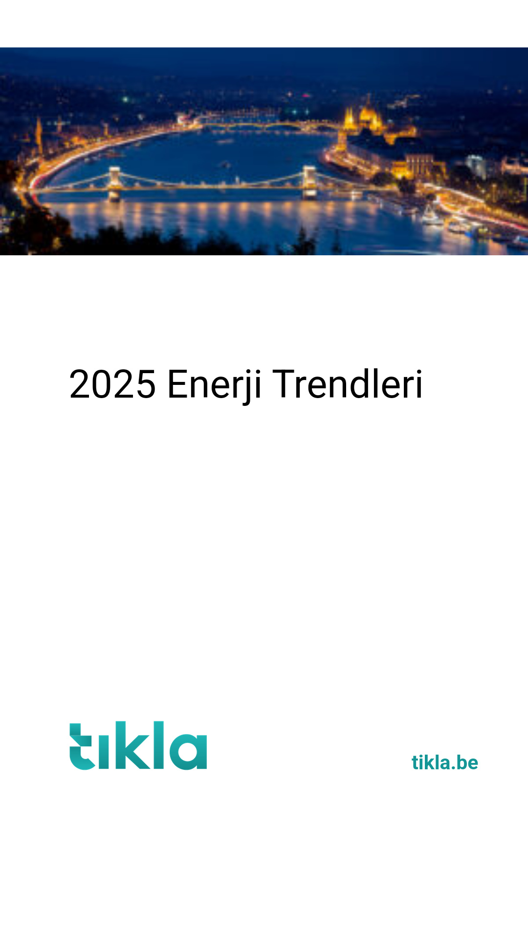 2025 Enerji Trendleri