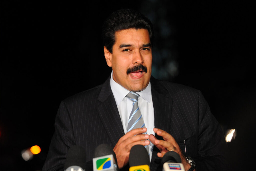 Nicolas Maduro lors d’une prise de parole officielle